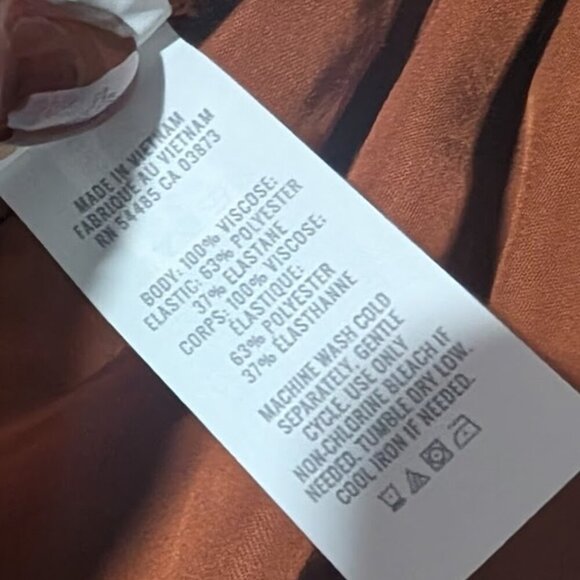 NEW! Aerie | Satin Corset Cropped Tank In Copper - Picture 6 of 10